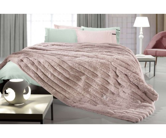 ΚΟΥΒΕΡΤΑ ΓΟΥΝΙΝΗ ΣΕ ΧΡΩΜΑ OLD PINK