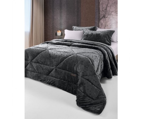 ΠΑΠΛΩΜΑ ΥΠΕΡΔΙΠΛΟ ΣΕ ΧΡΩΜΑ ΣΚΟΥΡΟ ΓΚΡΙ