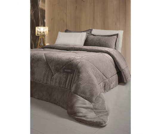 ΚΟΥΒΕΡΤΟΠΑΠΛΩΜΑ ΜΟΝΟ ΣΕ ΧΡΩΜΑ COCOA