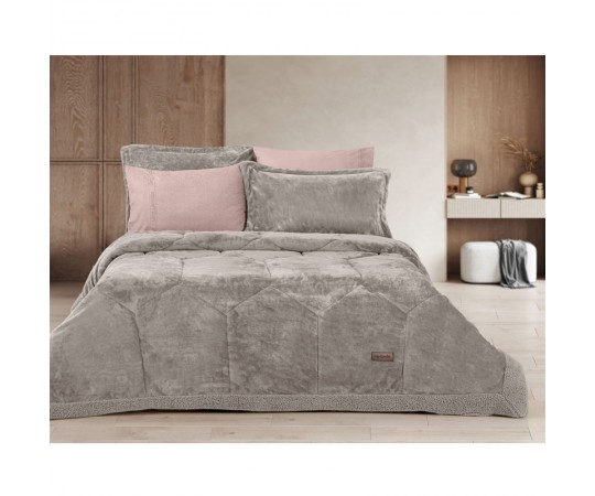 ΚΟΥΒΕΡΤΟΠΑΠΛΩΜΑ ΗΜΙΔΙΠΛΟ ΧΡΩΜΑ NATURAL