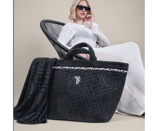 ΤΣΑΝΤΑ ΘΑΛΑΣΣΗΣ OVERSIZE BLACK
