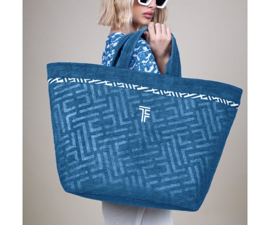 ΤΣΑΝΤΑ ΘΑΛΑΣΣΗΣ OVERSIZE OCEAN BLUE