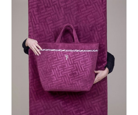 ΤΣΑΝΤΑ ΘΑΛΑΣΣΗΣ OVERSIZE AUBERGINE